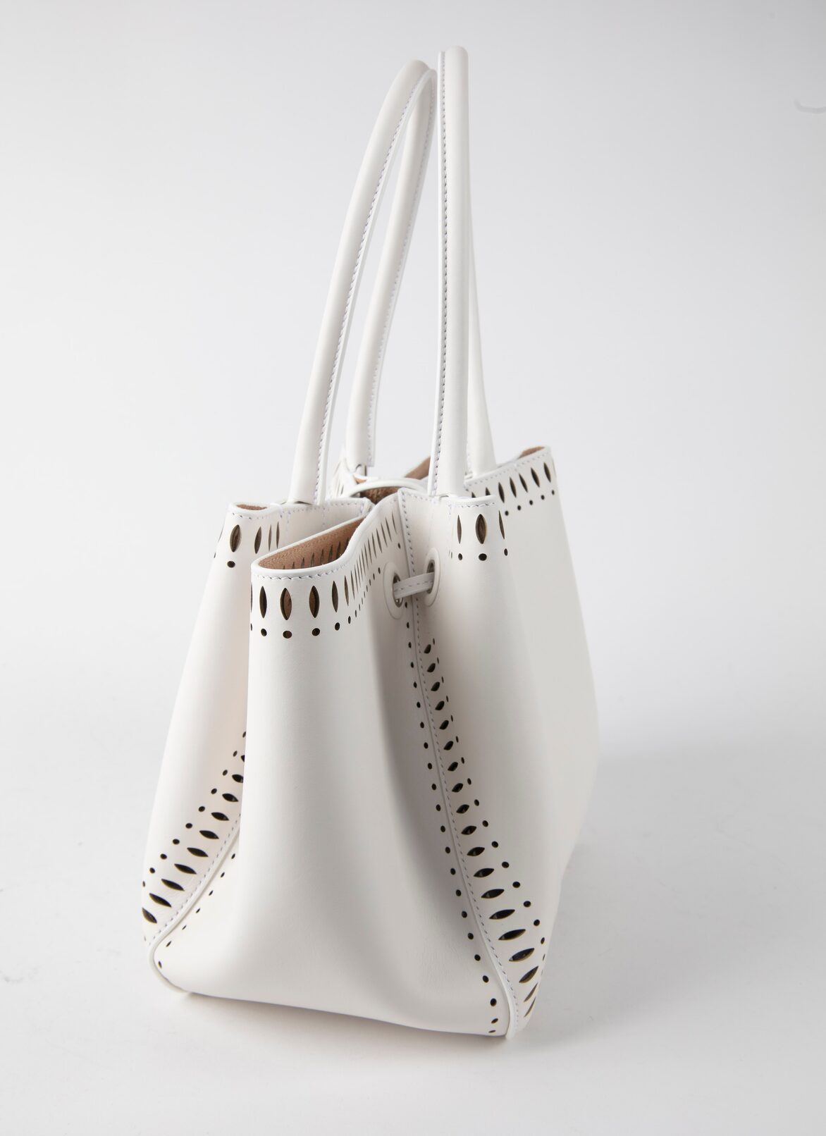 Handbags ALAÏA OPTIC WHITE HANDBAGS